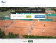 Tablet Screenshot of hamrsport.cz